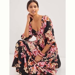 Anthropologie Blossom Maxi Dress